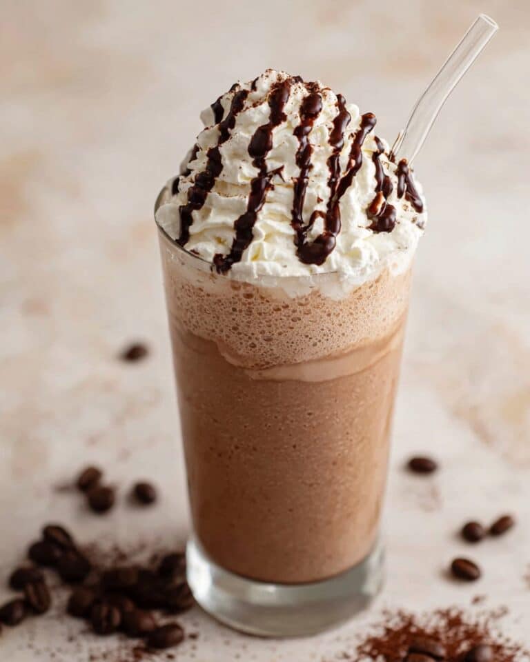 Homemade Mocha Frappuccino with Sea Salt Recipe