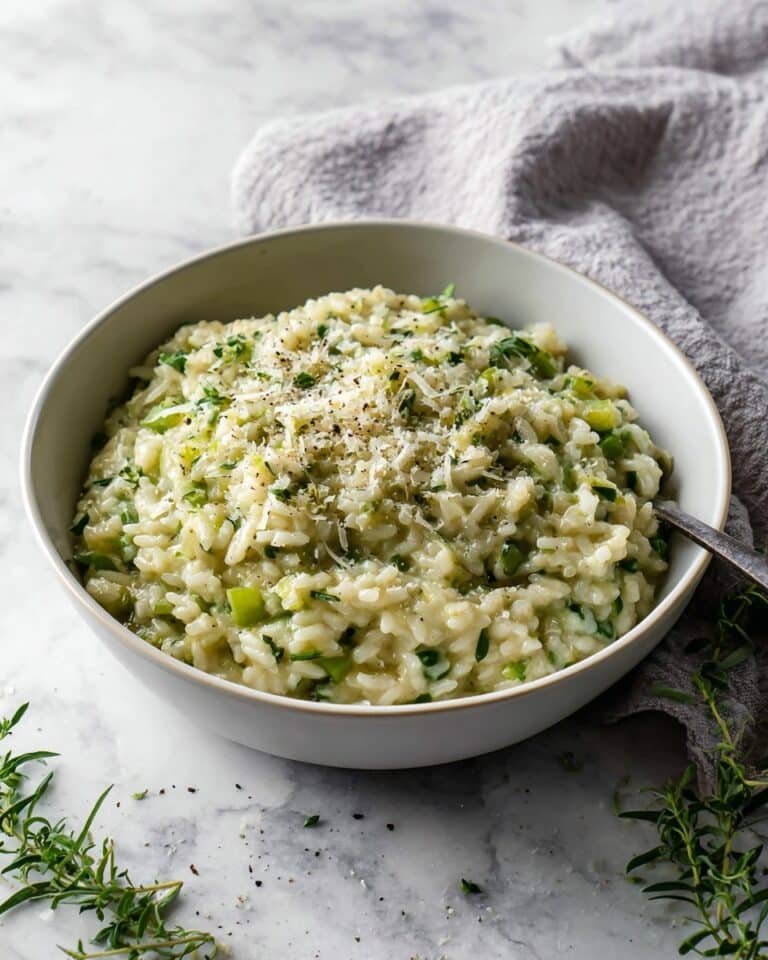 Creamy Vegan Zucchini Risotto Recipe