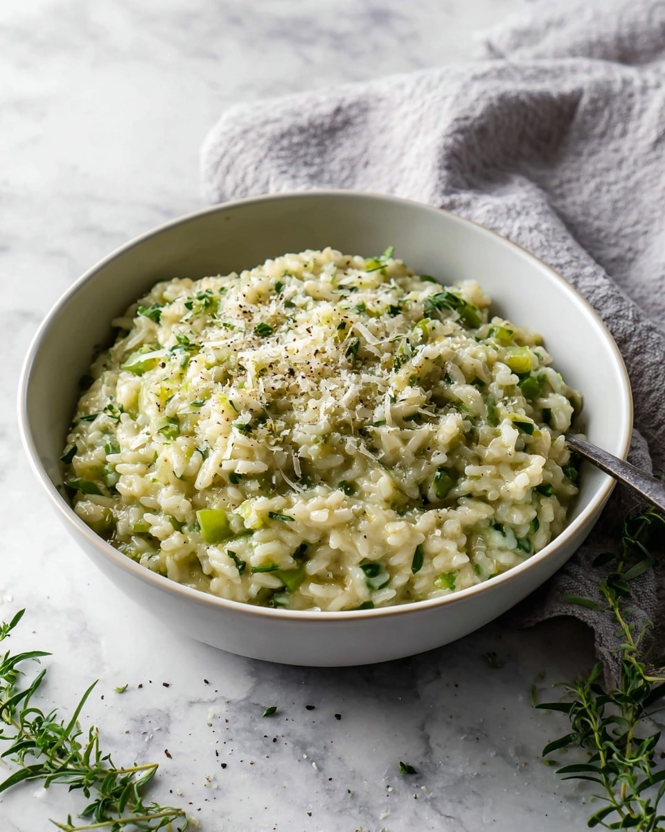Creamy Vegan Zucchini Risotto Recipe