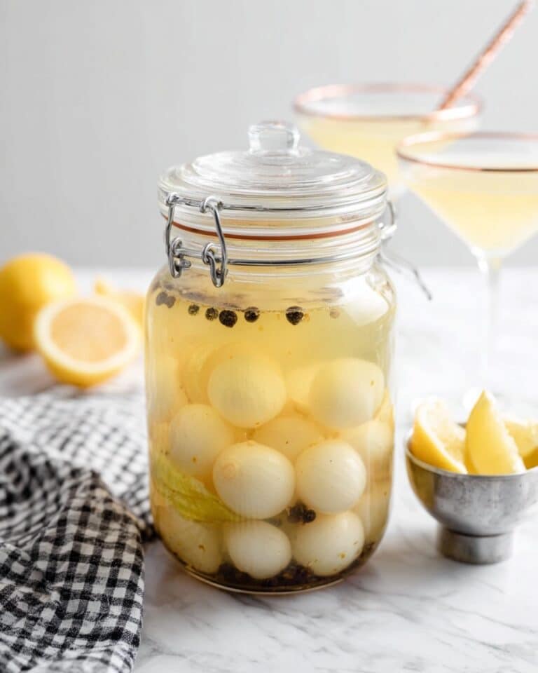 Homemade Pickled Cocktail Onions Recipe