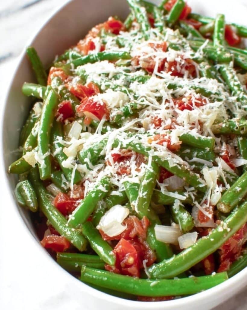Green Beans Salad with Tomatoes Recipe