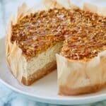 Pistachio Honey Baklava Cheesecake Recipe