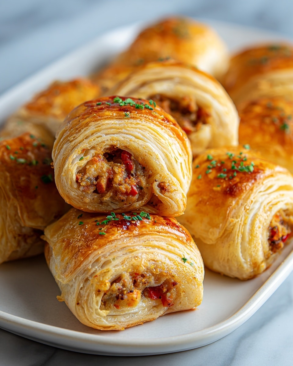 Sausage Cream Cheese Crescent Rolls Recipe