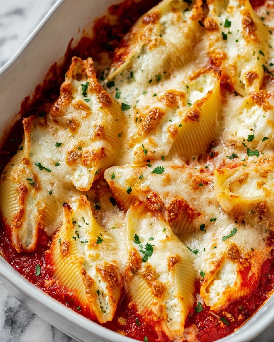 Salmon Stuffed Shells with Creamy Cheese and Tomato or Alfredo Sauce Recipe