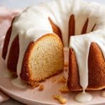 Glazed Vanilla Bundt Cake with Buttermilk Recipe