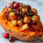 Cranberry Apple Twice-Baked Sweet Potatoes Recipe