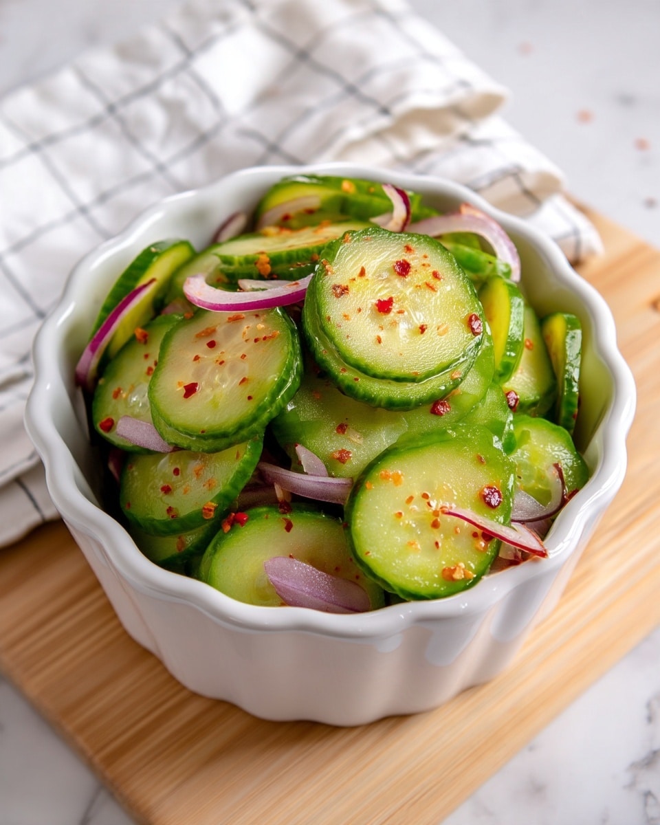 Quick-Pickle Cucumbers and Onions Recipe