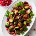 Balsamic Roasted Brussels Sprouts with Cranberries Recipe