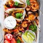 Sheet Pan Shrimp Fajitas Recipe