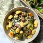 Sausage & Broccoli Sheet Pan Gnocchi Recipe