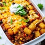 Taco Tater Tot Hotdish Recipe
