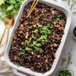 Creamy Wild Rice Casserole with Sausage and Mushrooms Recipe