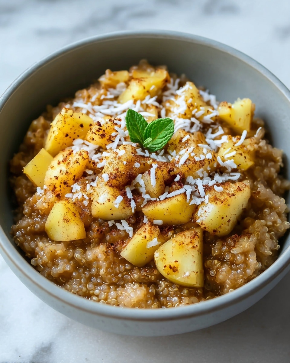 Cinnamon Apple Breakfast Quinoa Recipe