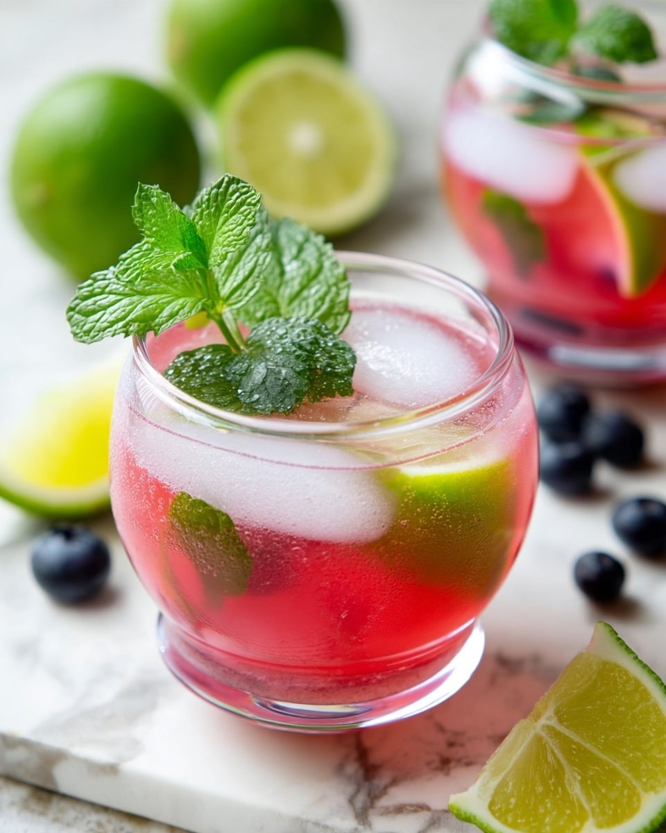 Blueberry Mojito Pitcher for a Crowd Recipe