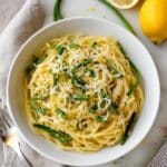 Lemon Garlic Scape Pasta Recipe