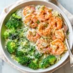 Creamy Shrimp and Broccoli Orzo Skillet Recipe